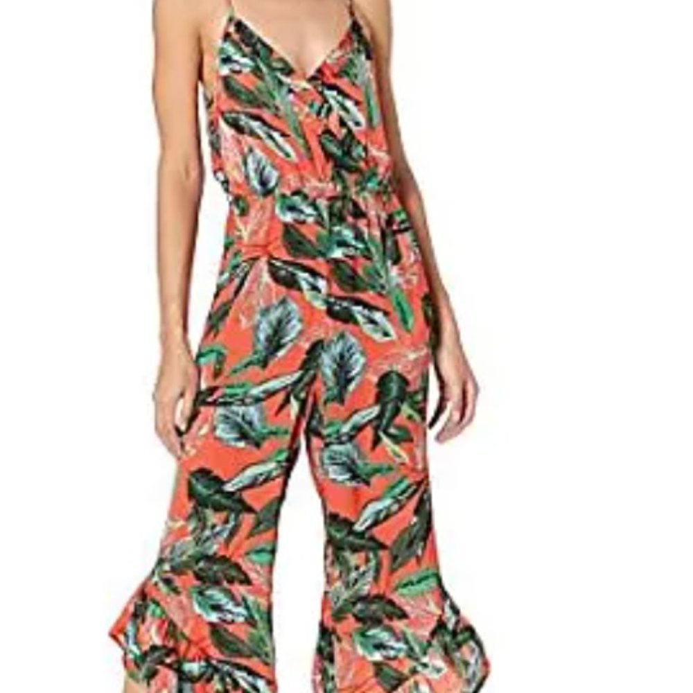 NWT SugarLips Red patterned Jumpsuit